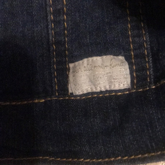 Jean Jacket 7 for all mankind 3T dark denim - Picture 3 of 3